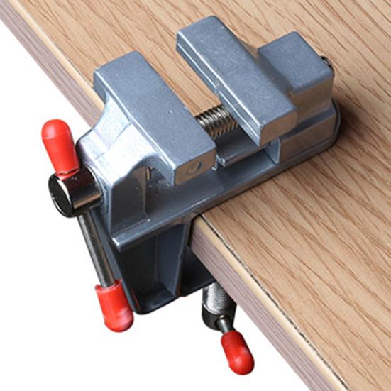 Bench Clamp Adjustable High Hardness Stable Clamp-on Mini Jaw Bench Vise Carpentry Supply