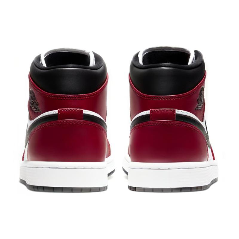 Кроссовки Air Jordan 1 Mid 'Chicago Black Toe' Jordan 554724-069
