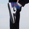 Кроссовки Air Jordan 1 Mid GS Aqua для детей Белый Court-Purple Tropical-Twist DQ8423-154