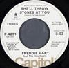 7inch Record FREDDIE HART & THE HEARTBEATS - She'll Throw Stones At You P4251PROMO CAPITOL 1976 US Country/Folk Used
