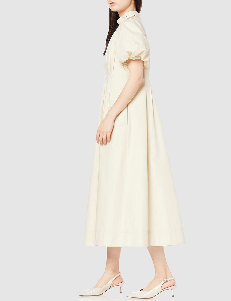 ECOPET Broad Asymmetry Shoulder Dress CWFO214059 CRM 36 [Selford] Women's