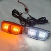 2Pcs Truck Front Grill Light LED Marker Lamp for Scania Volvo Man Benz Truck Series Axor Lorry Front Double Burner Indicator Lig