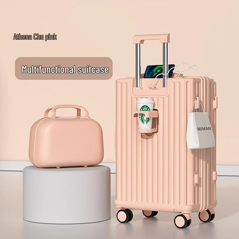 Женский прочный чемодан-тележка высокой ценности 20/24 дюйма для матери и ребенка с кодовым замком для путешествий