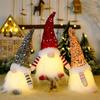 Christmas Faceless Doll Elf Gnome with LED Light Christmas Decoration Ornament Home Christmas New Year Childrens Gift