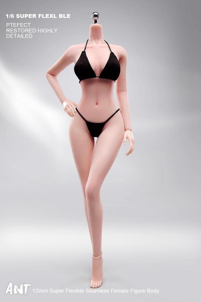 Toy Hobby Scale Action Figure ANT YCL001 Simple Skin Makeup Painted Version Super Flexible Seamless Body No Clothes Female Body Pearl White
