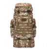 80L Camouflage Hiking Backpack - Outdoor Tactical and Mountaineering Bag for Men