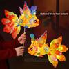 DIY Lantern Material Pack Cartoon Goldfish Design Traditional Mid-Autumn Lantern Festival Decoration Chinese Culture Decor