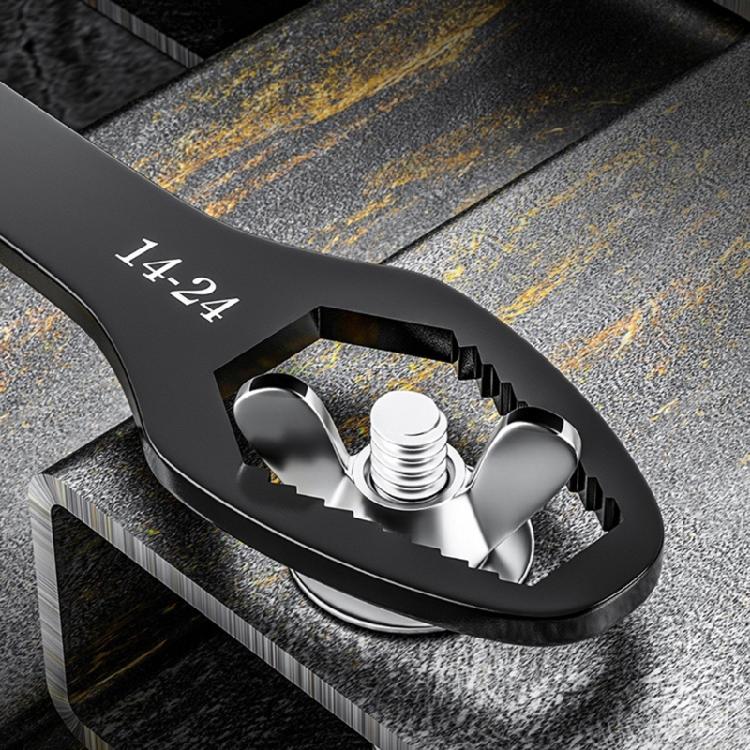 Разводной ключ Многофункциональный регулируемый ключ 8-24 мм Ручной ремонтный инструмент Велосипеды Мотоцикл Автомобильный ремонтный инструмент Ключ