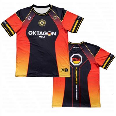 Летний принт Боец Боец Фаны Униформа Мужчины Женщины Дышащая Круглый вырез Короткий рукав Мужская Повседневная футболка Джерси