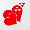 3D Зеркальные Наклейки на Стену Сердца Модные DIY Наклейки Самоклеящиеся LOVE Свадебный Фон Украшение Комнаты Обои