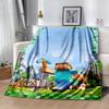 Minecraft 491 Blanket Soft Warm Cozy Perfect for Office Chair Couch Sofa All-Season Use Warmthful Decor Ideal Gift for Friends Family Couples Picnic