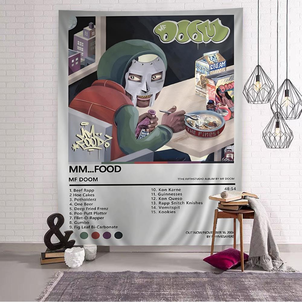 MF DOOM Сделай сам Настенный гобелен Подвесной Таро Хиппи Настенные ковры Общежитие Домашний декор