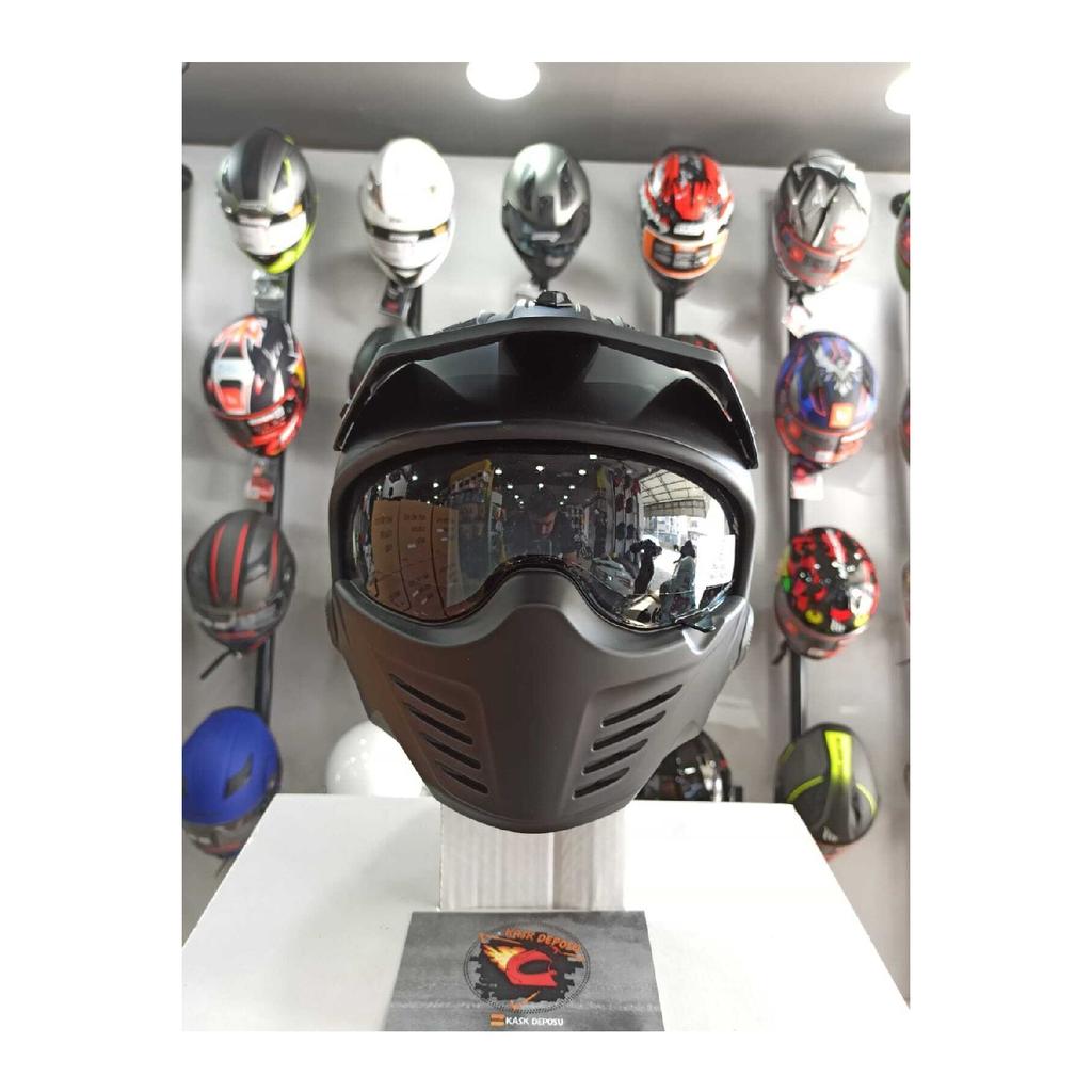 Sw 730 Tokyo Матовый черный модульный подбородочный шлем