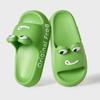 Women Cute Slides Summer Outdoor Sandals Non Slip Frog Slides Couples Fashion Cartoon Flip Flops Beach Design Funny Slippers