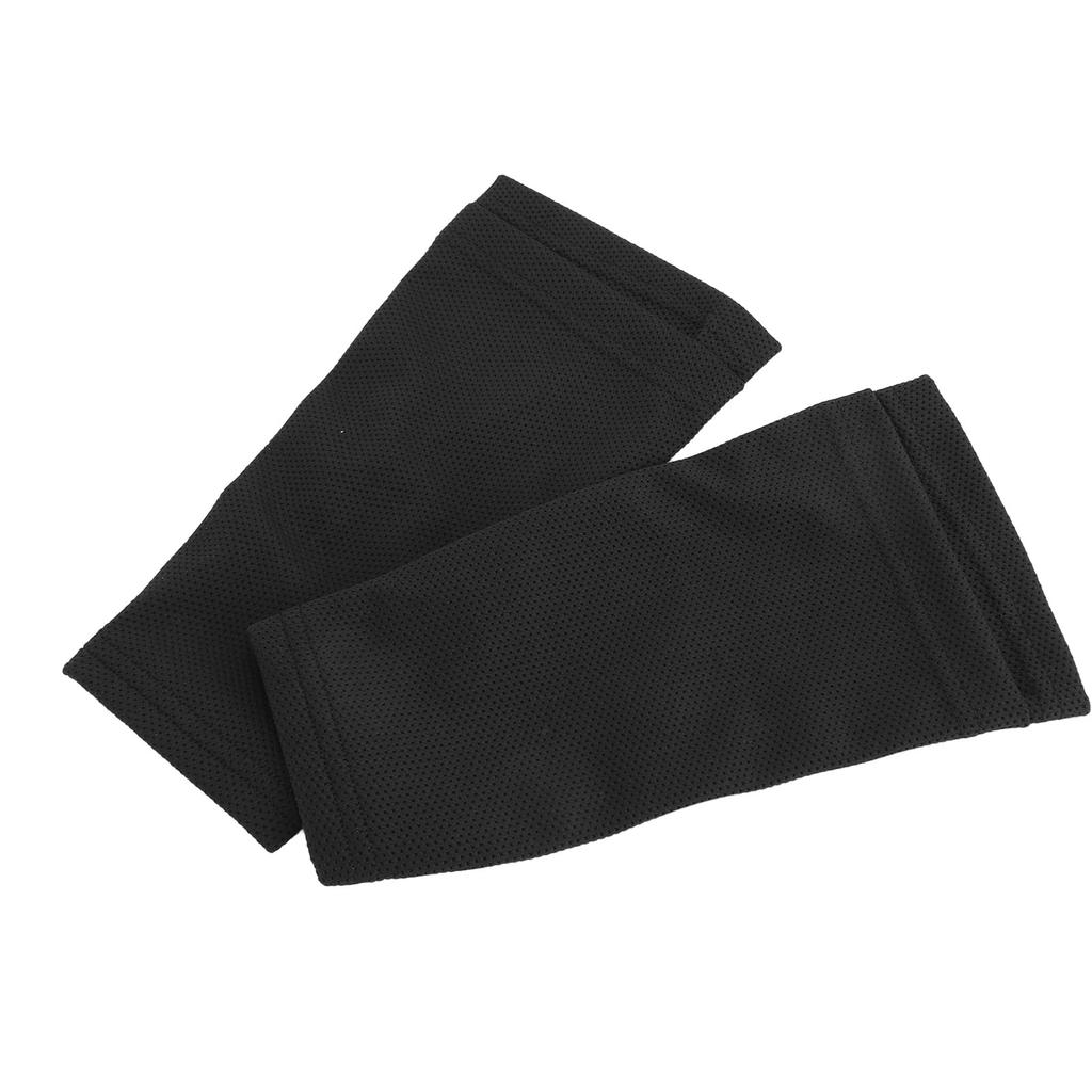 1 Pair Soccer Shin Guards Sleeves Prevent Slip Double Layers Football Compression Calf Sleeves L
