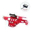 Adjustable License Plate Bracket Aluminum Zinc Zinc Alloy Registration Plate Holder  Motorbike Parts