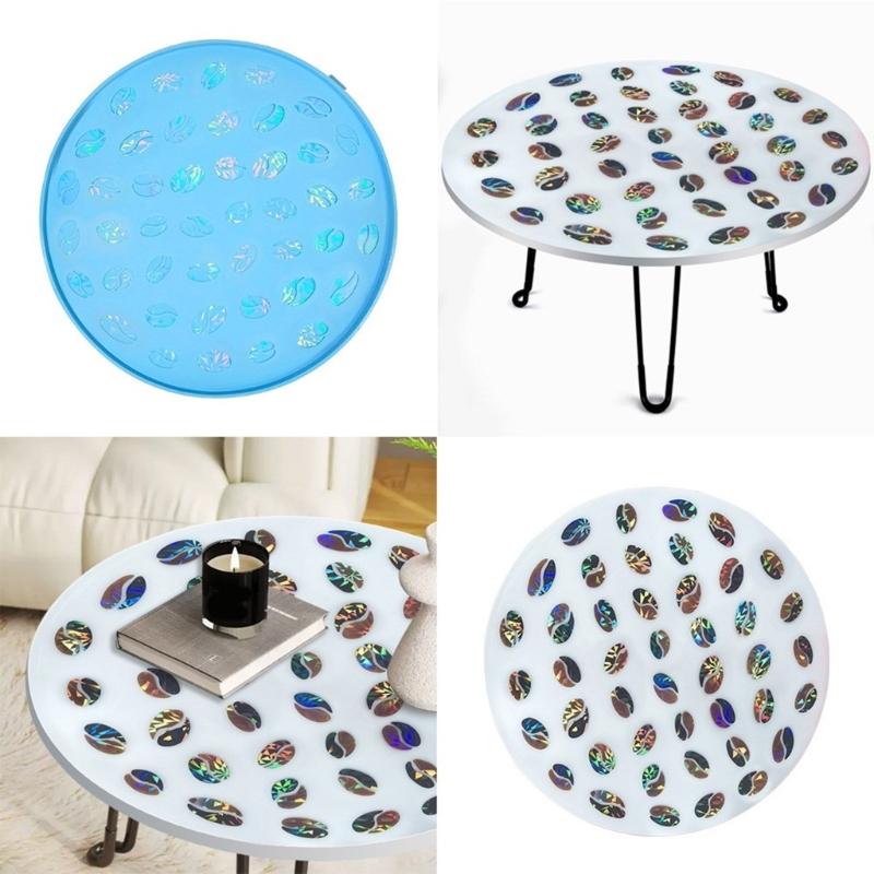 DIY Silicone Crafting Mold Epoxy Resin Table Moulds Large Silicone Mould Round Resin Molds Silicone Material for Crafts