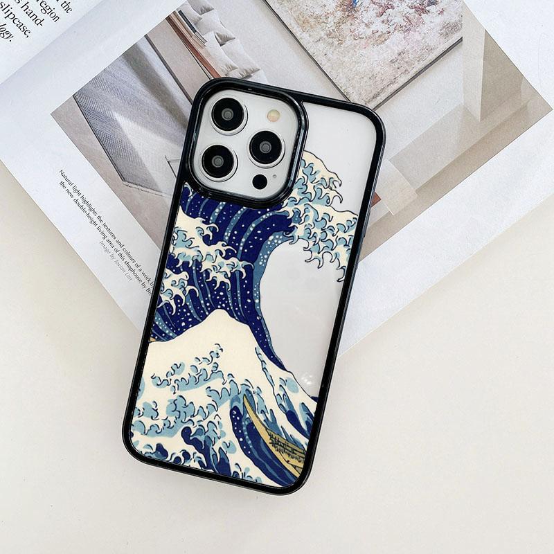 Японский стиль Великая волна в Канагаве Чехол для телефона для iPhone 13 12 Mini 11 14 Pro Max 7 8 Plus SE2020 XS X XR Чехол Художественный Fundas