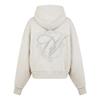 Jack Wills Girls Emblem Cotton Blend Embroidered Drawstring Hoodie