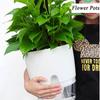 Decoration Auto Irrigate Garden Supplies Hydroponic Flower Pots Plant Pot Home Decor Planters