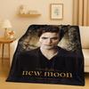 3D Twilight Saga Bella Edward Vampire Movie Flannel Blanket,Ultra Soft Warm Plush Throw for Home Bedroom Bed Sofa Cover Camping