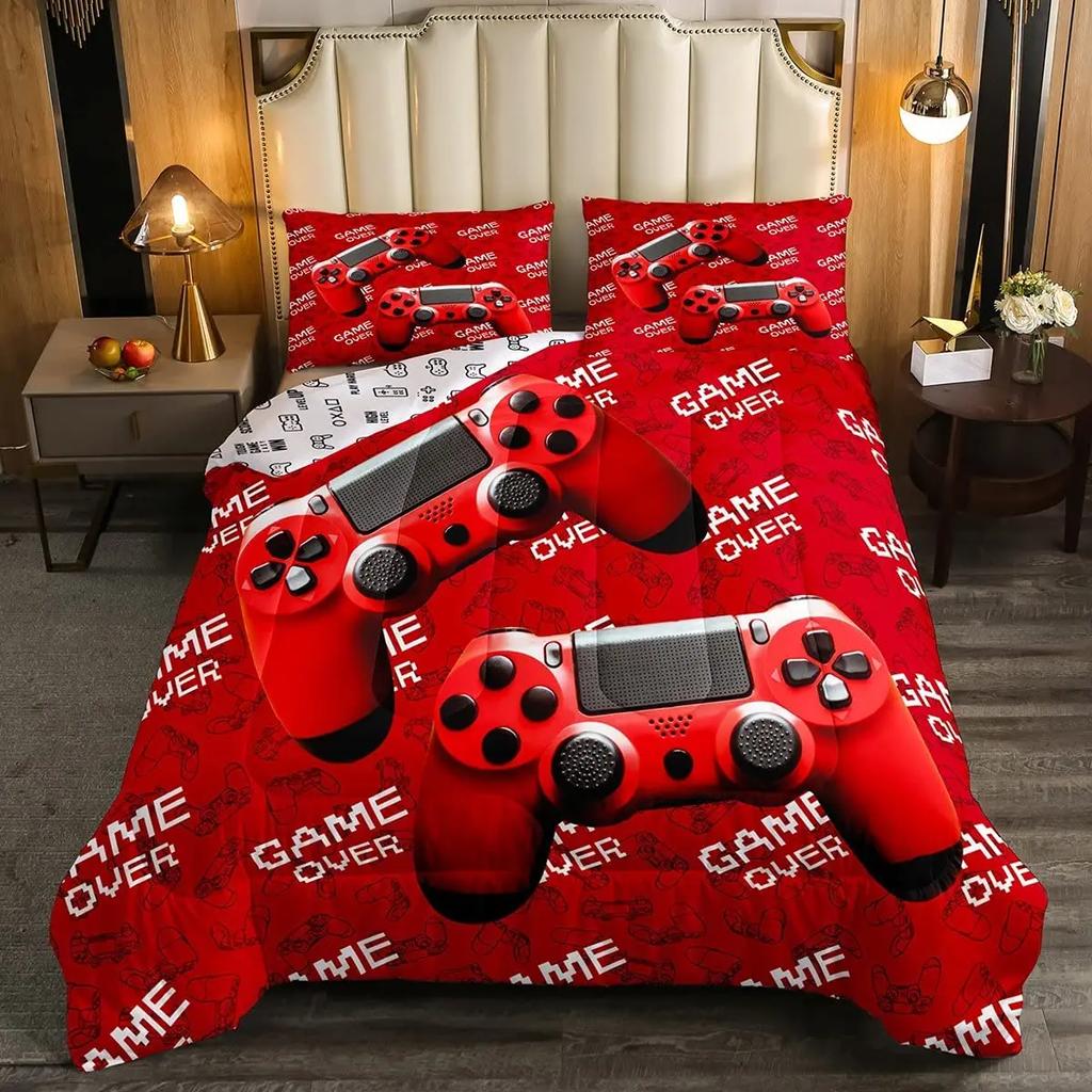 Ультрамягкий комплект постельного белья с 3D-темой «Череп» Полный/King/Queen-size Роскошный готический комплект постельного белья с черепами и костями скелета