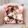 Japanese Women In Ancient Costume Pillow Case Fashion Square Pillowcase Bedroom Sofa Room Ins Decoration Leisure