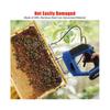 Electric Bee Remover Brushless Handheld Electric Bee Shaker Rechargeable Cordless Electric Shaker for Bee 100‑240v EU Plug Blue
