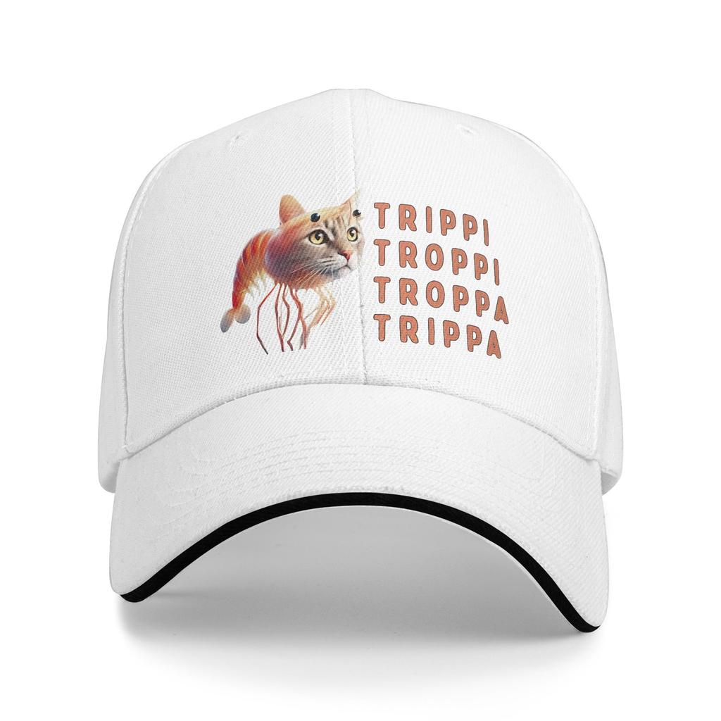Кепка бейсболка Trippi Troppi Кот Уличный стиль Хип-хоп Кепки Летние Для пары Женские K-pop Рок Бейсболки