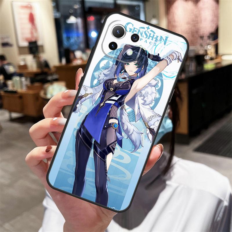 Чехол Yelan Genshin Impact для Xiaomi 14 15 Ultra 13T 14T 15T Pro 17 Pro Max POCO X7 Pro X3 X5 X6 F5 F6 F7 F8