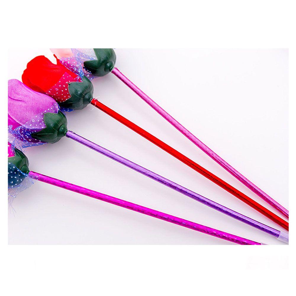 Creative Office Supplies Students Valentine's Day Stationery Rose Flower Ballpoint Pen