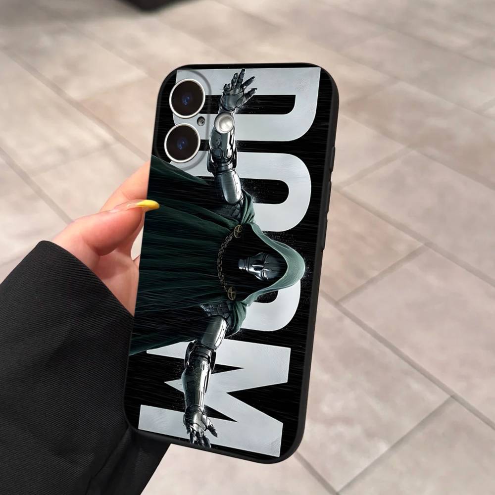 M-MF Рэпер D-DOOM Для IPhone 17 16 15 14 13 12 11 Pro Max 13 17Air Ударопрочные Мягкие Чехлы для Телефона Coque