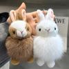Кукла-кролик, кулон, пушистый помпон для волос, брелок, модная сумочка в виде маленького кролика