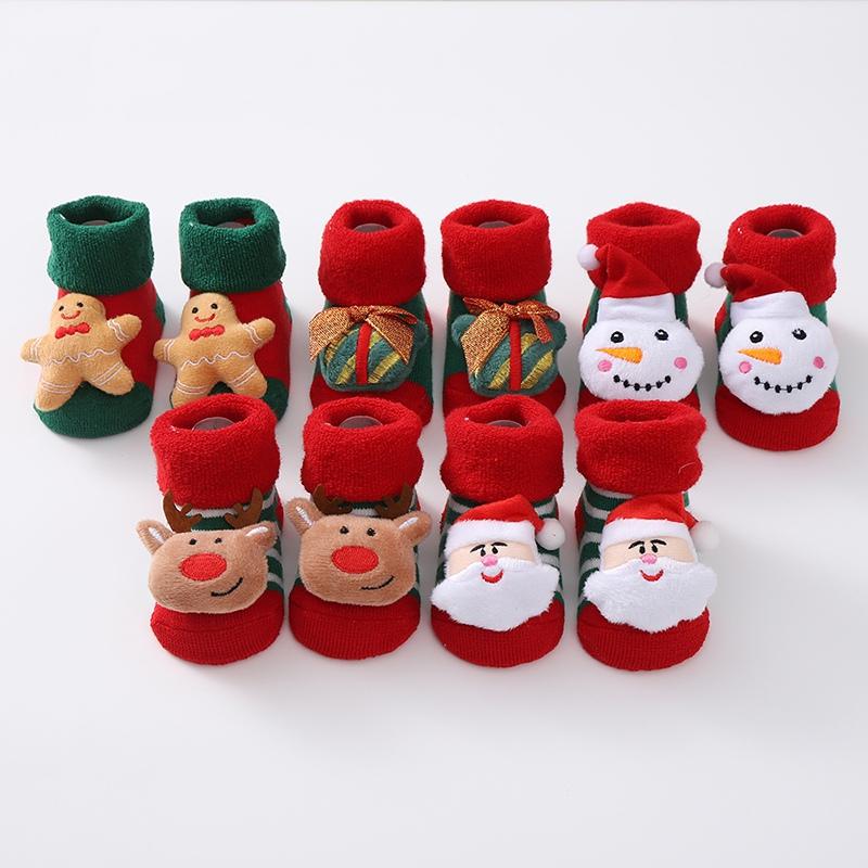 Baby Socks Cute Plush Cartoon Decoration Non-skid Socks