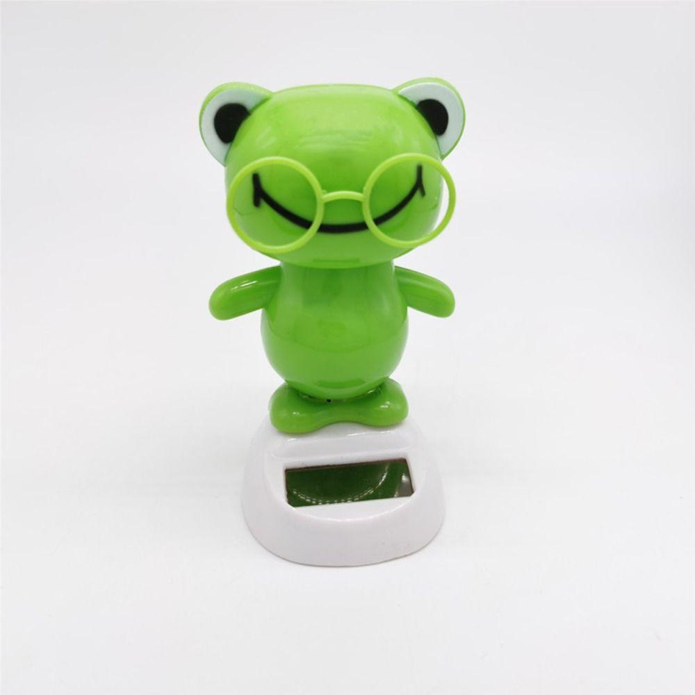 Пластиковая кукла с качающейся головой на солнечной энергии, животное на солнечной энергии для автомобиля, танцующая игрушка на солнечной энергии, кукла в подарок