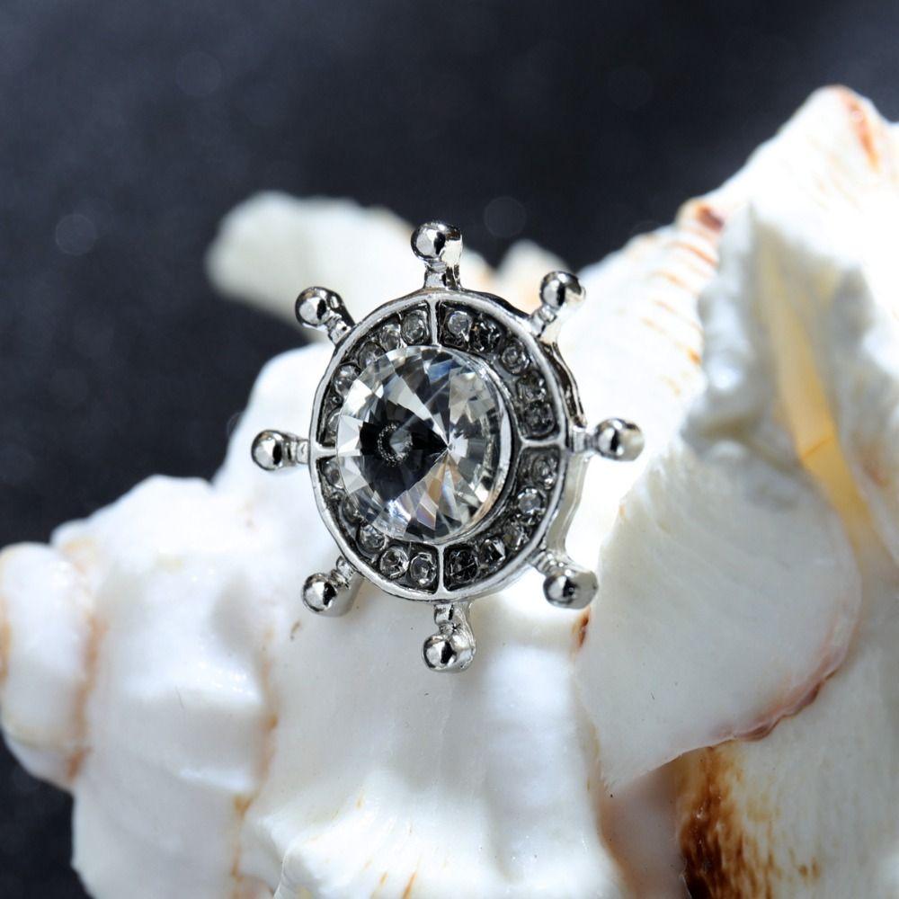 Zinc Zinc Alloy Rudder Collar Brooch Anti-glare Creativity Activity Gifts