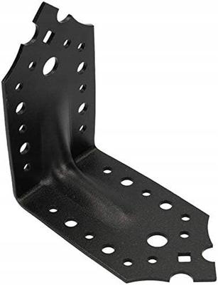 Angle Bracket with Transverse 115x115x65x2.5 Black