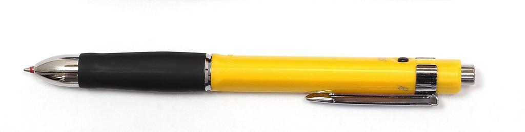 2 шт. в упаковке, пенал из зернистой коровьей кожи шоколадного цвета, металлический стержень и треугольник, набор из 3 механических резинок, желтый SASTYO-701S-TR3M-Y-2