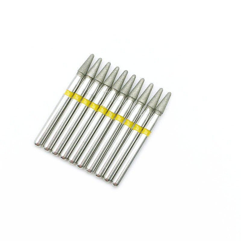 Стоматологические алмазные боры Extra Fine FG 1,6 мм, высокоскоростные сверла для полировки и сглаживания зубов, полировщики CR-12EF