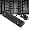 TV Soundbar USB Powered Plug HiFi Stereo Subwoofer TV Speaker Long Speaker for TV Desktop Computer 3.5mm