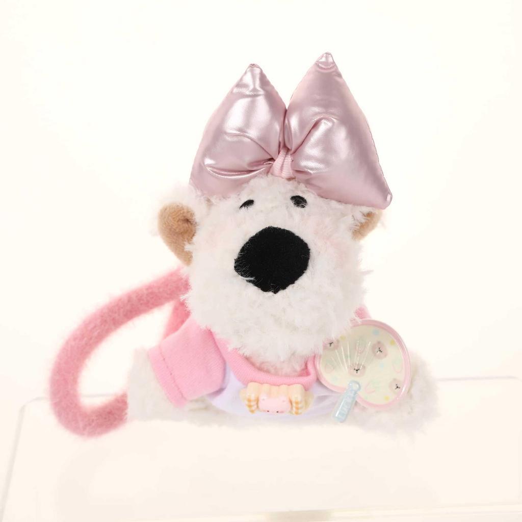 Очаровательный плюшевый кулон Вест Хайленд Терьер с галстуком-бабочкой - Идеальный подарок для любителя собак