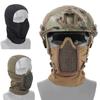 Tactical Full Face Mask Mesh Balaclava Cap Motorcycle Army Airsoft Paintball Headgear Hunting CS Game Protective Mask