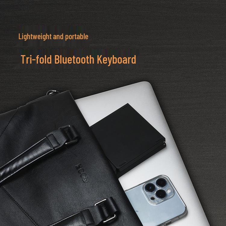Складная универсальная беспроводная Bluetooth-клавиатура для телефонов, планшетов и ноутбуков