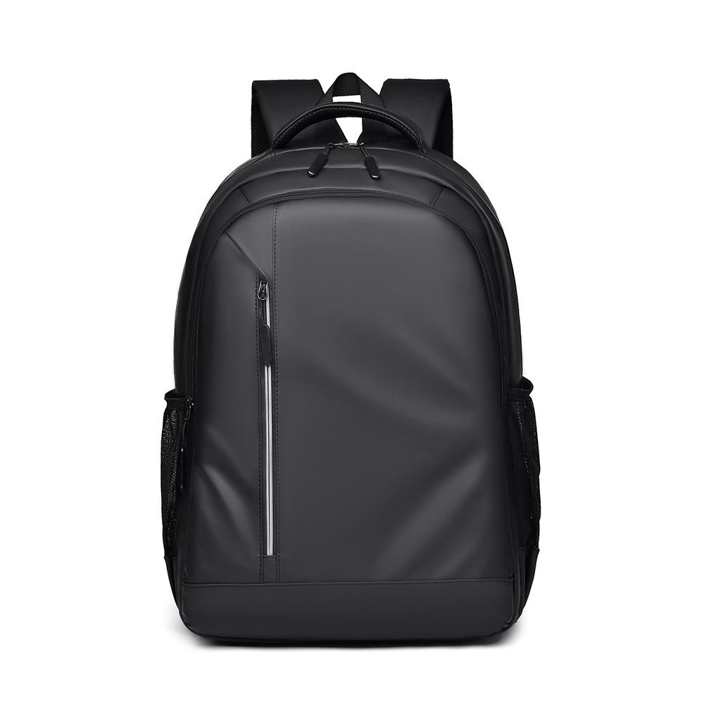 Computer Backpack Solid Color Men'S Business Short-Distance Leisure Backpack Large Capacity Multi-Purpose Men'S Backpack