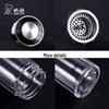 Heenoor 340ml Double-Wall Glass Tea Infuser Bottle