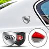 CAUWZ1 Car Style Body Trunk Decoration Sticker 3D Metal Emblem Sticker For KIA Sportage Ceed Sorento Cerato Picanto Soul Niro K5 Optima