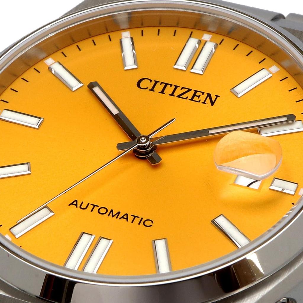 CITIZEN TSUYOSA Collection AUTOMATIC watch men's NJ0150-81Z sapphire glass yellow silver overseas model
