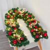 Christmas Wreath Vine: Door and Window Hanging Ornament for Festive Decor