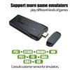 Игровая приставка 2.4G с двумя беспроводными контроллерами, Game Stick 4K, 10000 игр, 64 ГБ, ретро-игры для PS1/GBA Boy, рождественский подарок