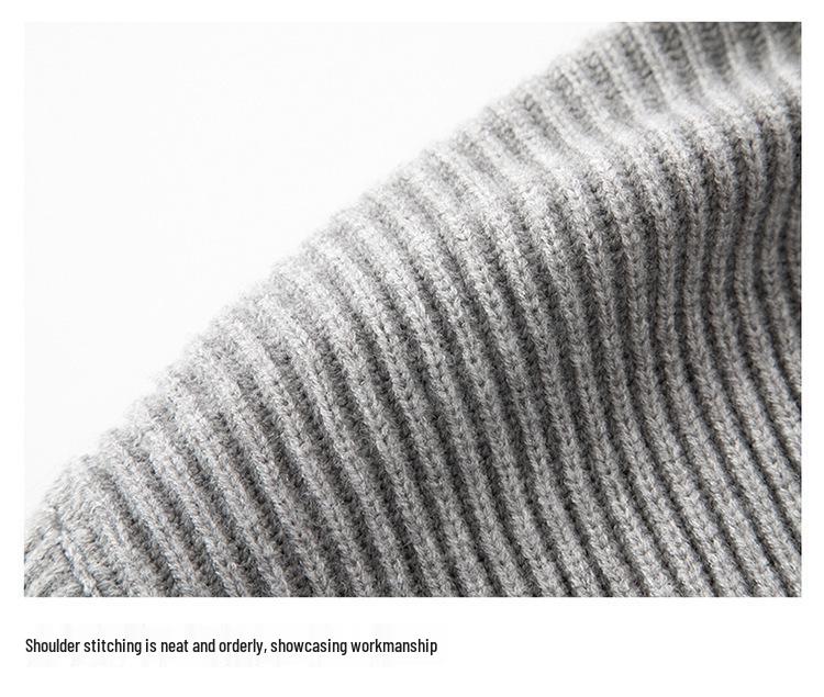 Мужской вязаный кардиган-свитер куртки корейского стиля Весна/Осень 2025